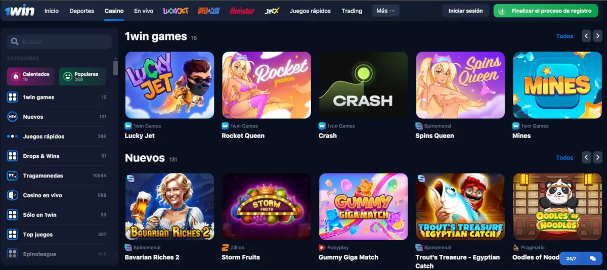 1Win Casino Review